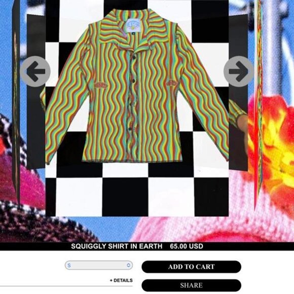 omighty Tops - omighty SQUIGGLY SHIRT